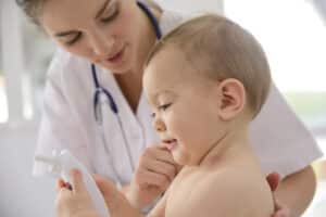 Nurse checking on baby in Tempe, AZ